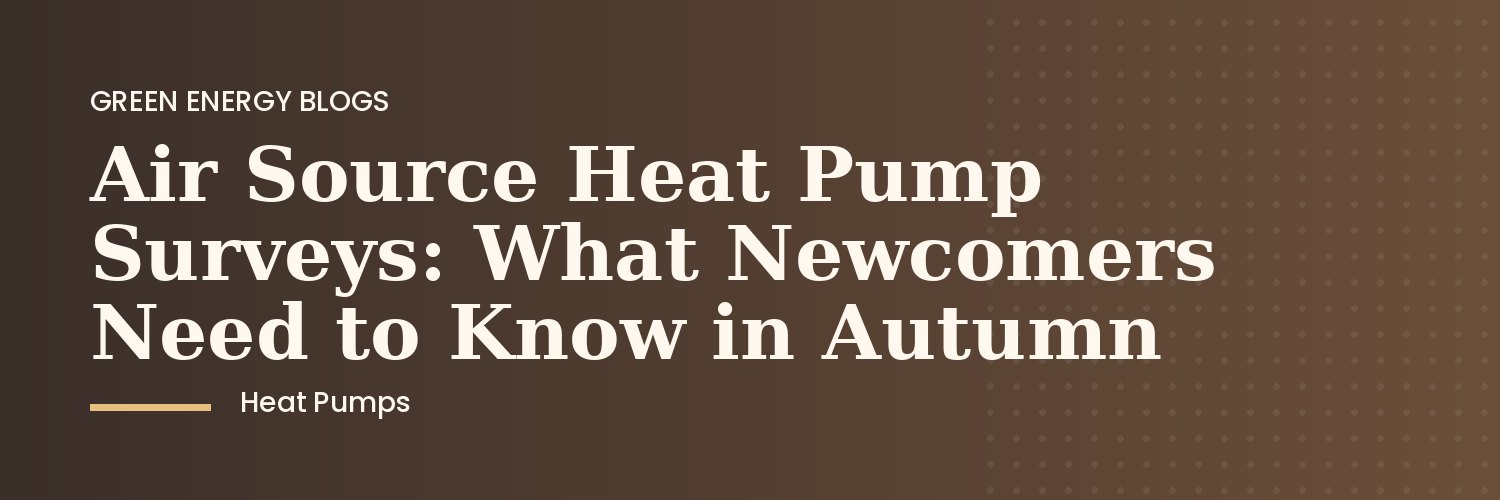 Engineer conducting an air source heat pump survey at a Lincolnshire home in autumn