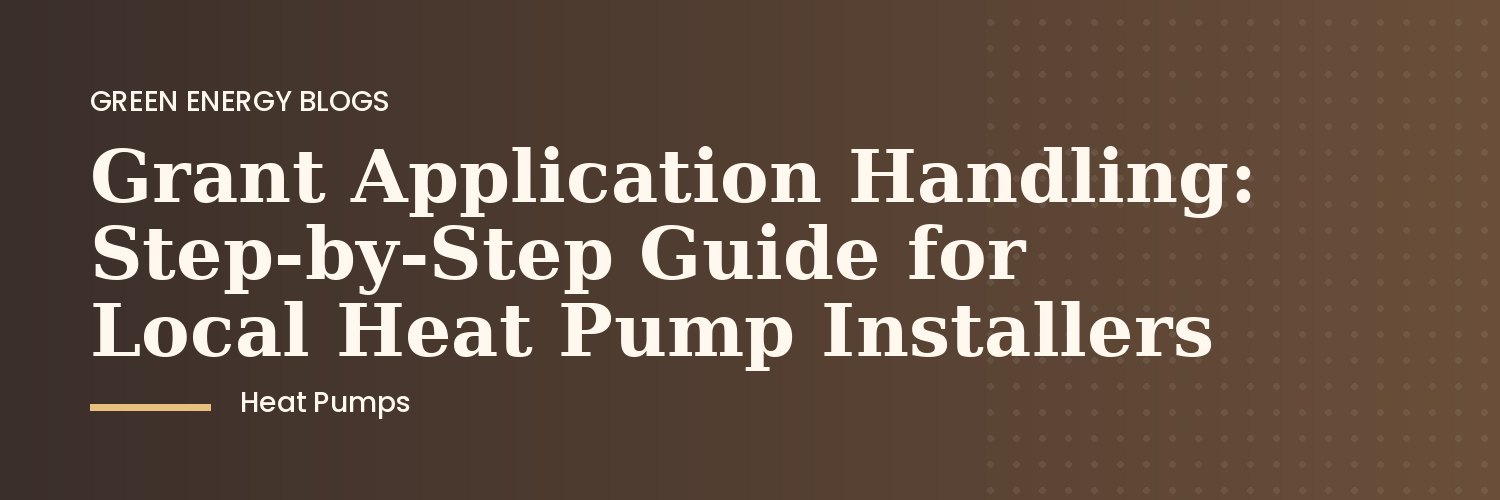 Homeowner discussing grant application with local heat pump installer