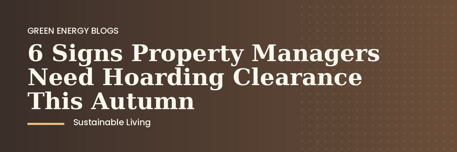 Property manager inspecting cluttered room for hoarding clearance